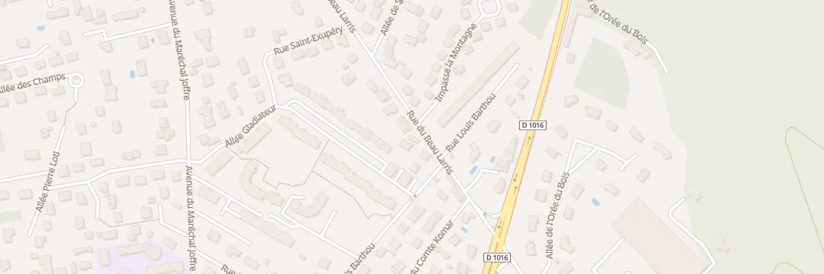 Plan du 7 Rue du Beau Larris à Lamorlaye
