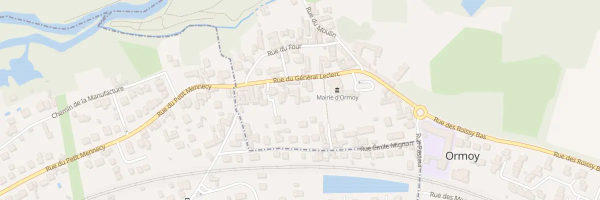 Plan du 15 Rue du Gen Leclerc à Ormoy