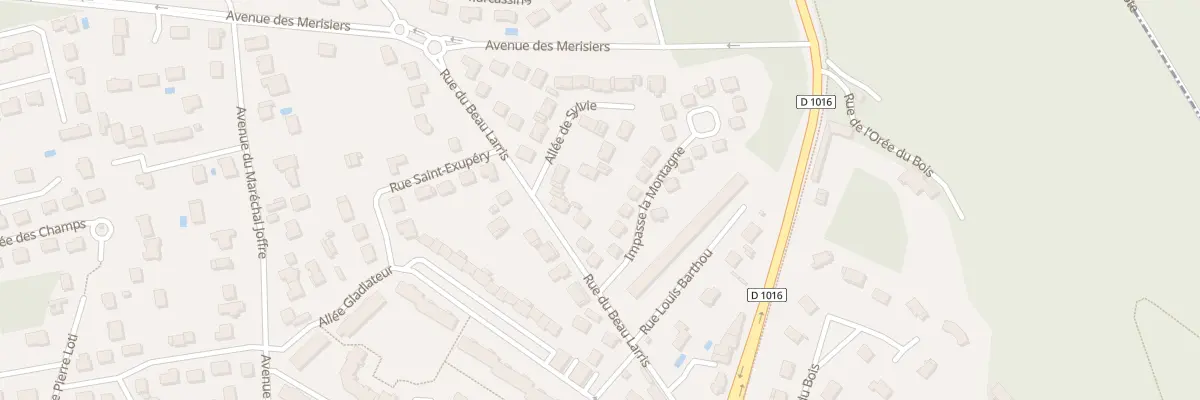 Plan du 8 Rue du Beau Larris à Lamorlaye