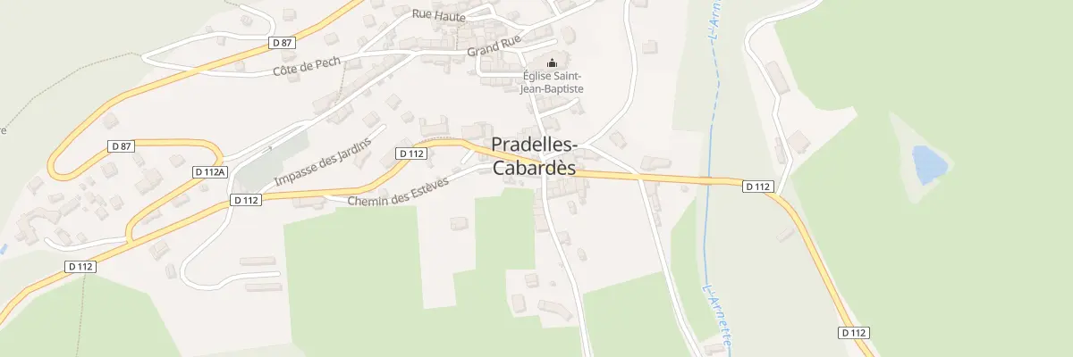 Plan du 2 Che du Pijoula à Pradelles-Cabardès