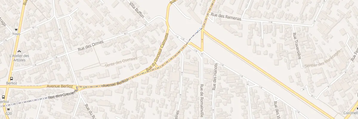 Plan du 95 Rue des Chantereines à Montreuil