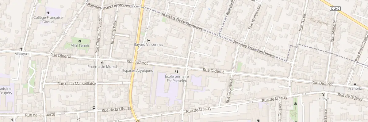 Plan du 35 Rue du Commandant Mowat à Vincennes