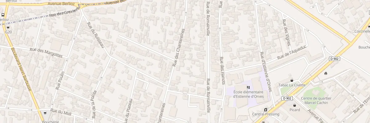 Plan du 60 Rue des Chantereines à Montreuil