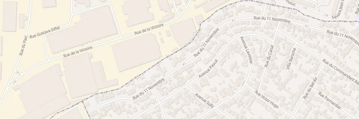 Plan du 110 Rue Du Onze Novembre à Drancy
