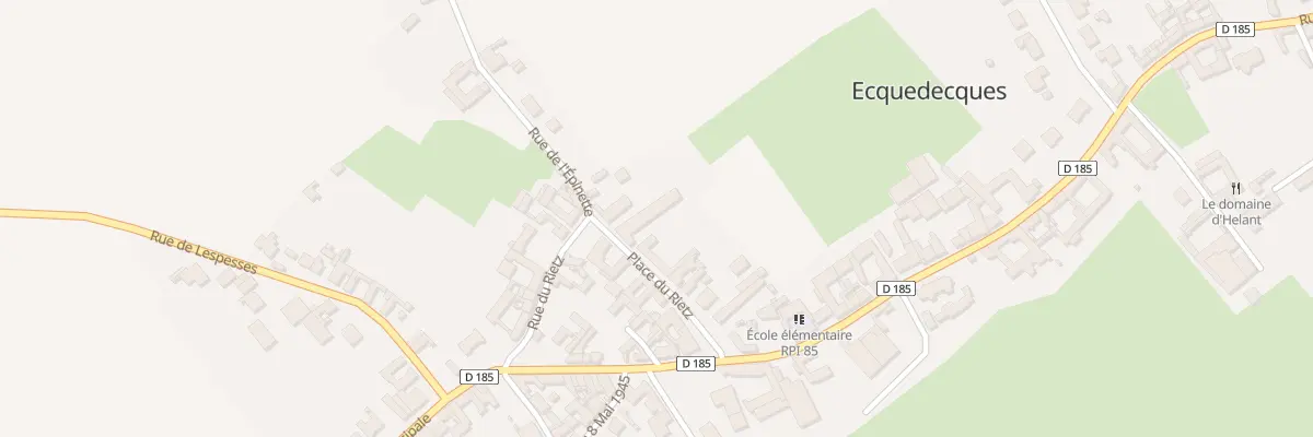 Plan du 10 Pl du Rietz à Ecquedecques