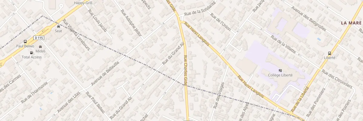 Plan du 146 Rue Charles Gide à Drancy