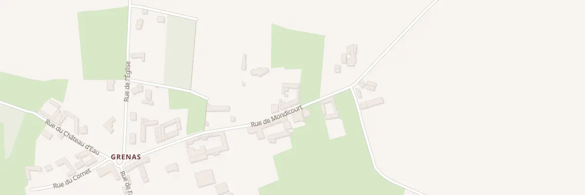 Plan du 9 Rue de Mondicourt à Pommera
