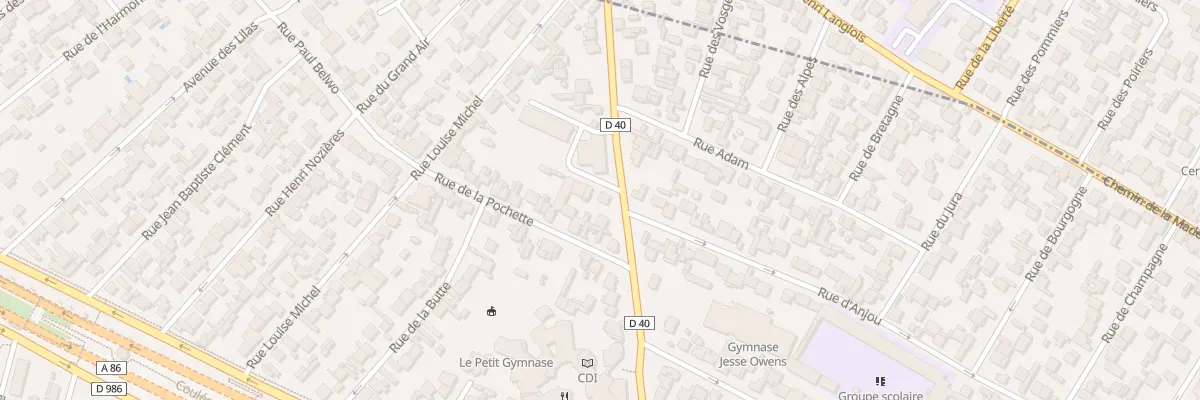 Plan du 109 Rue Pierre Sémard à Bobigny