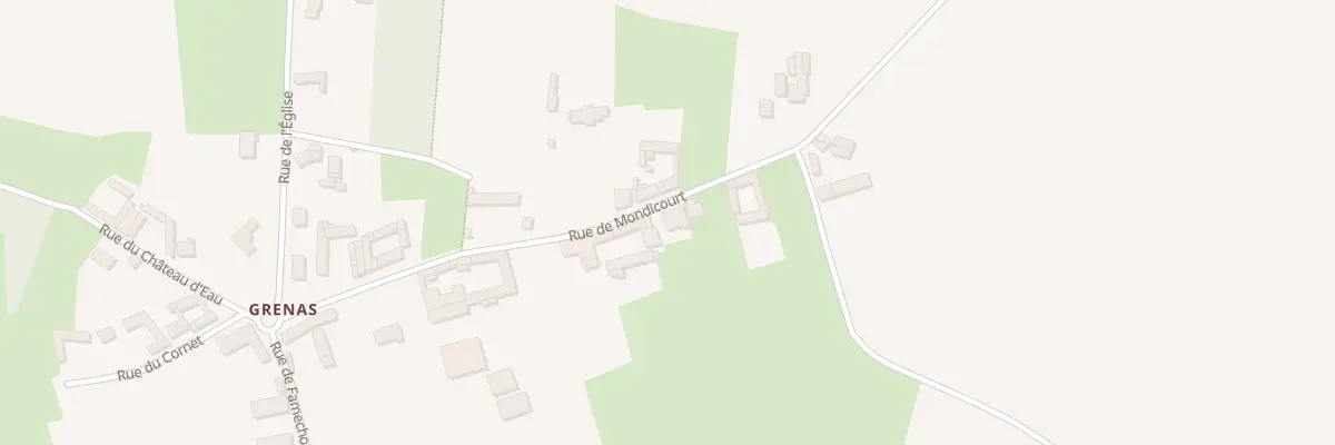 Plan du 10 Rue de Mondicourt à Pommera