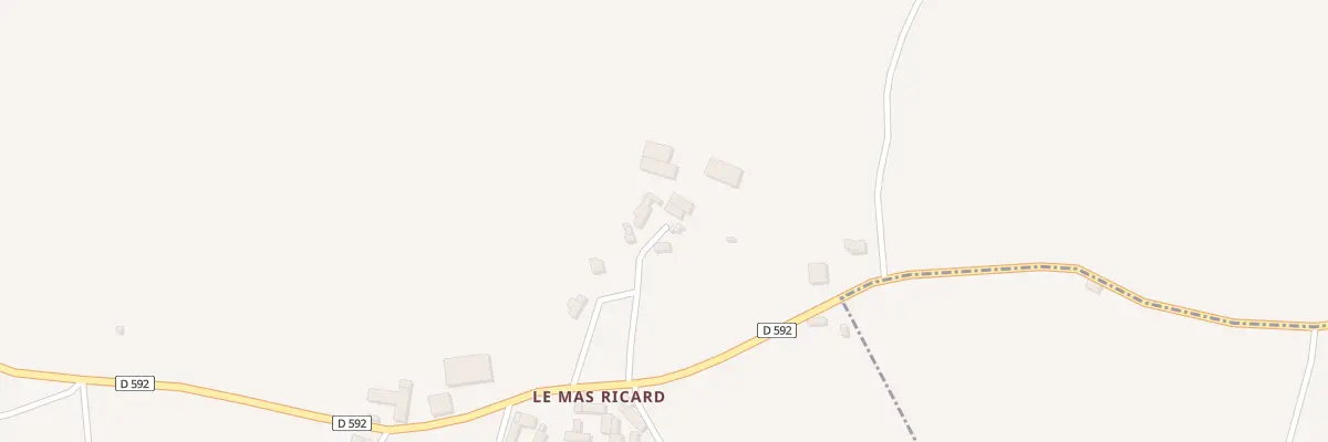 Plan du 5028 Le Mas Ricard à Meljac