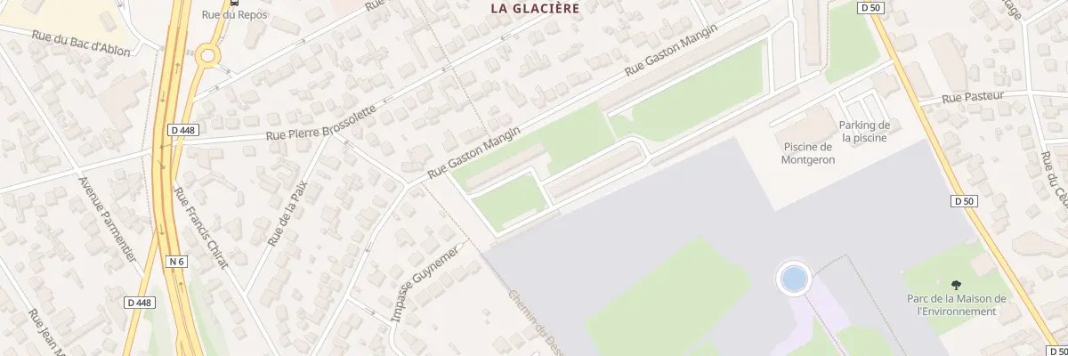 Plan du 6 Rue Gaston Mangin à Montgeron