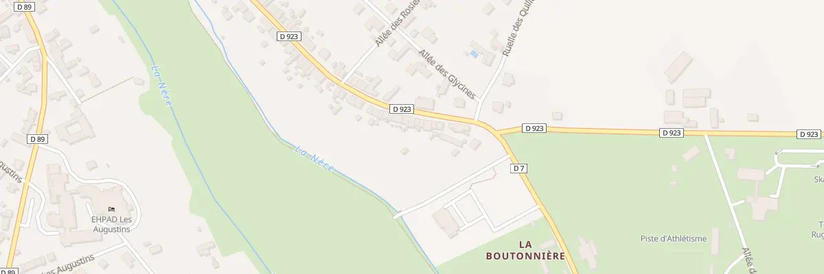 Plan du 100 Av du Parc des Sports à Aubigny-sur-Nère