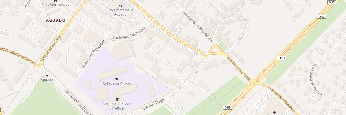 Plan du 6 Rue du Village à Évry-Courcouronnes