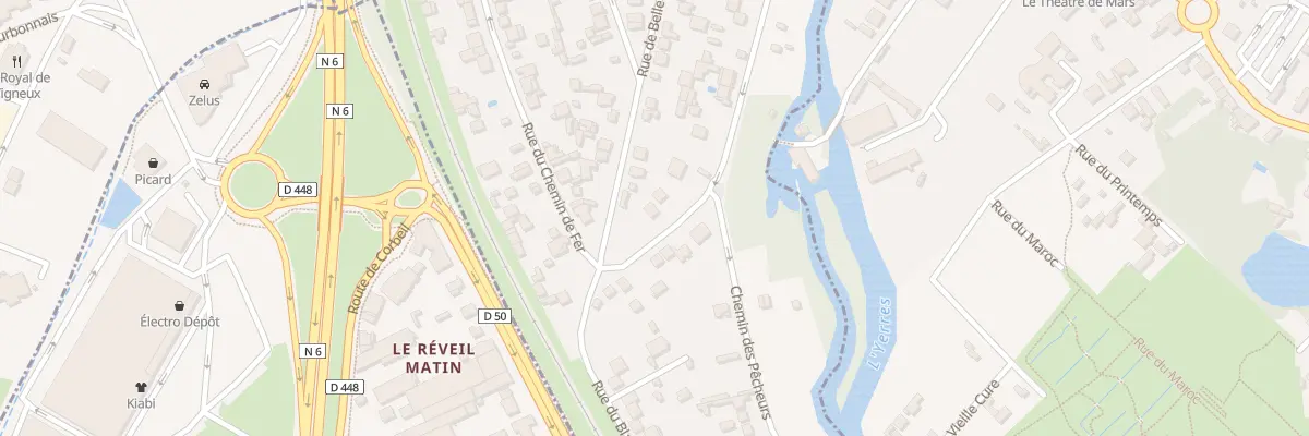 Plan du 6 Rue du Blandin à Villeneuve-Saint-Georges