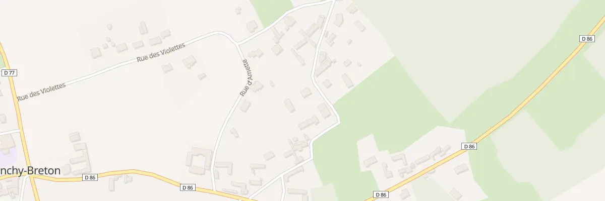 Plan du 103 Rue du Onze Novembre à Monchy-Breton