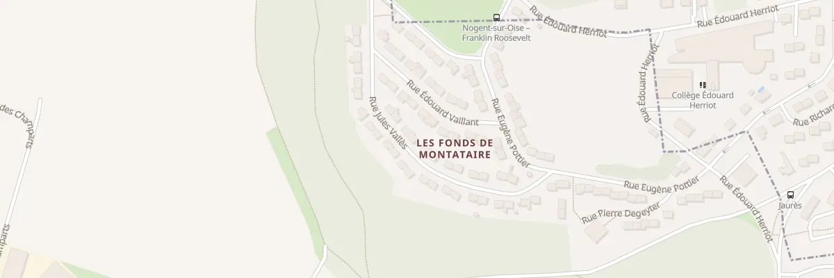 Plan du 18 Rue Jules Valles à Montataire