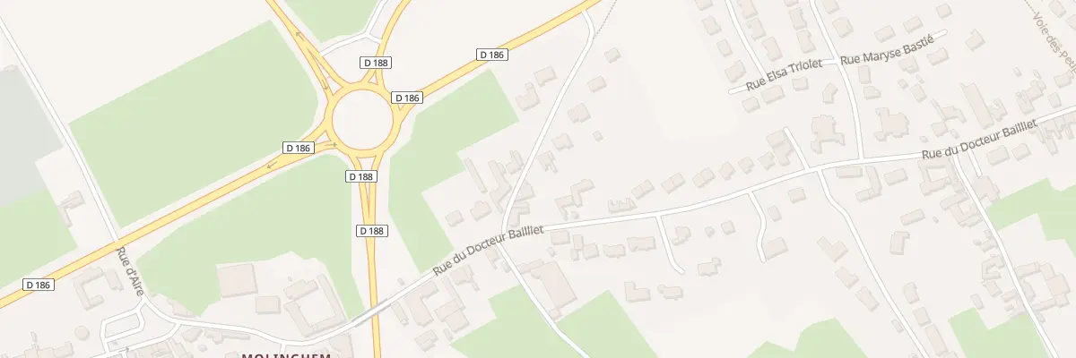Plan du 33 Rue Verte à Isbergues