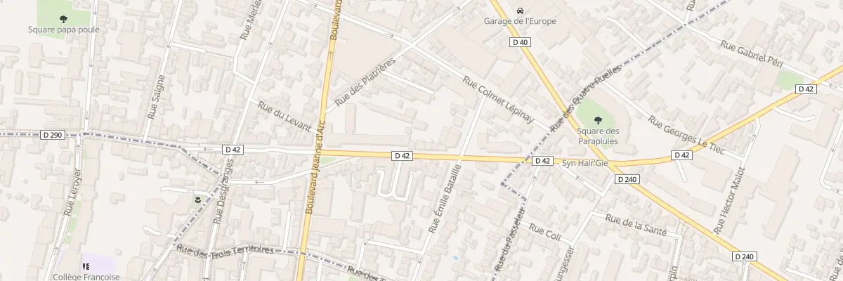 Plan du 89B Rue de la Solidarité à Montreuil