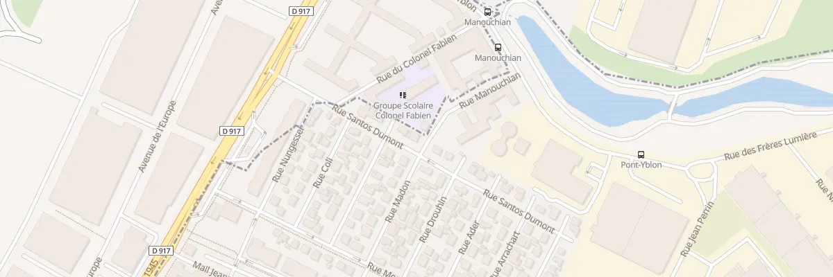 Plan du 9 Rue Santos Dumont au Blanc-Mesnil