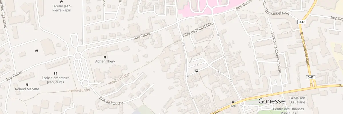 Plan du 47 Rue Gal Leclerc à Gonesse