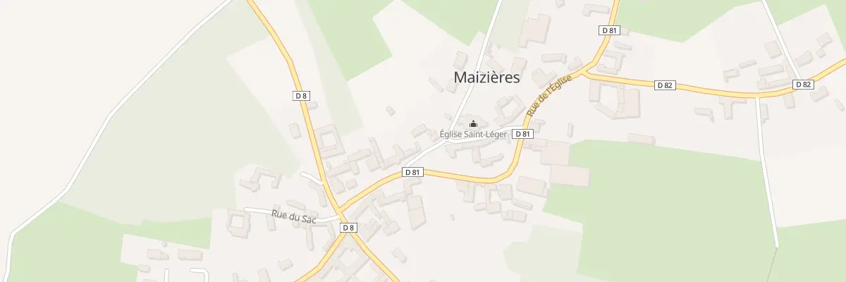 Plan du 38 Rue de la Mairie à Maizières