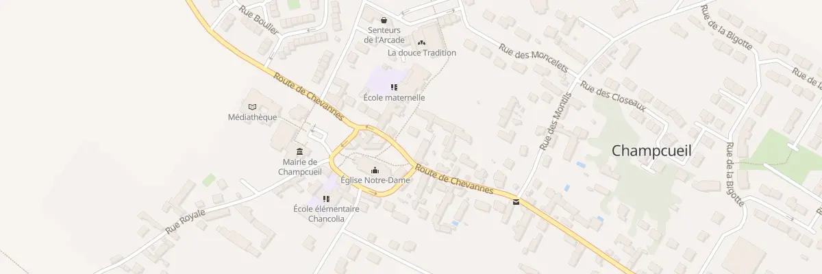 Plan du 15 Grande Rue à Champcueil