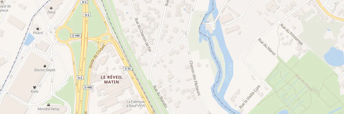 Plan du 9 Rue du Blandin à Villeneuve-Saint-Georges