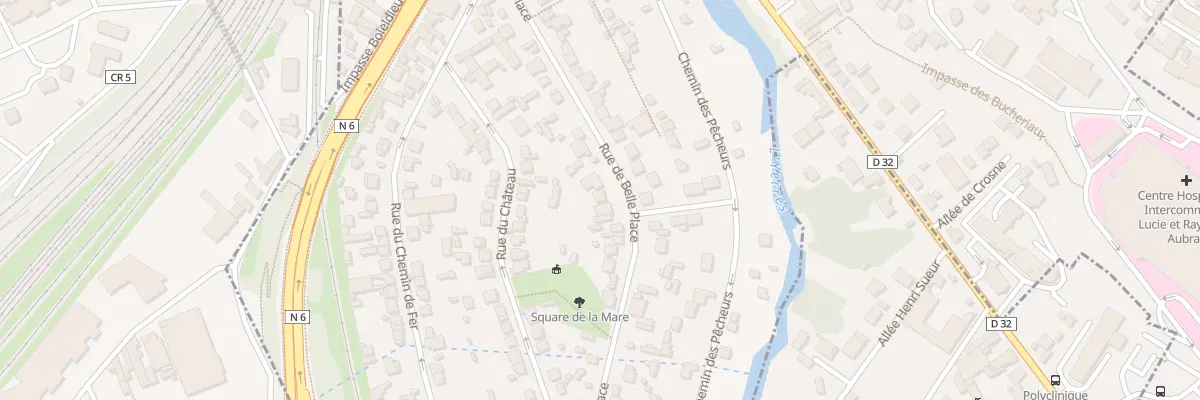 Plan du 34 Rue de Belle Place à Villeneuve-Saint-Georges