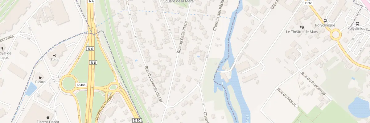 Plan du 75 Rue de Belle Place à Villeneuve-Saint-Georges