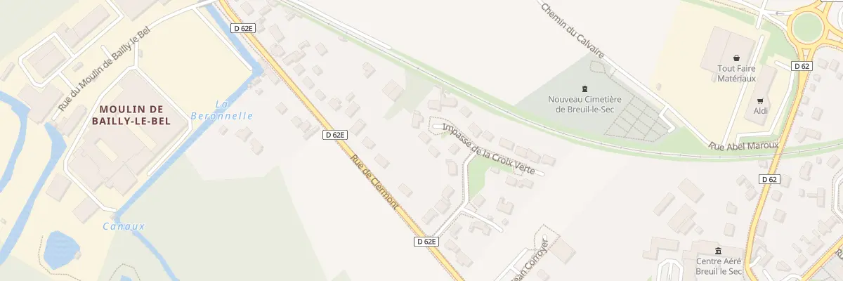 Plan du 13 Imp de la Croix Verte à Breuil-le-Sec