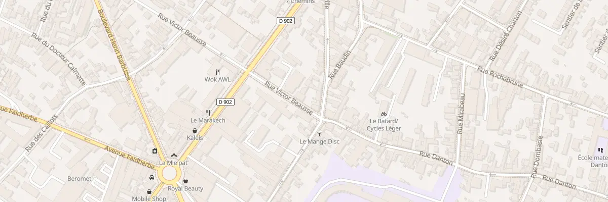 Plan du 4 Rue Victor Beausse à Montreuil