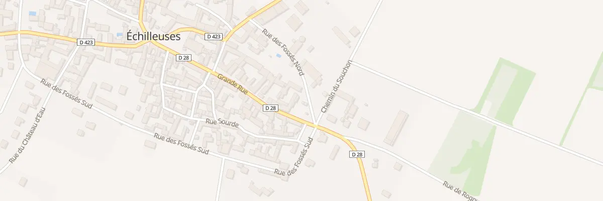 Plan du 9 Rue des Fossés Nord à Échilleuses