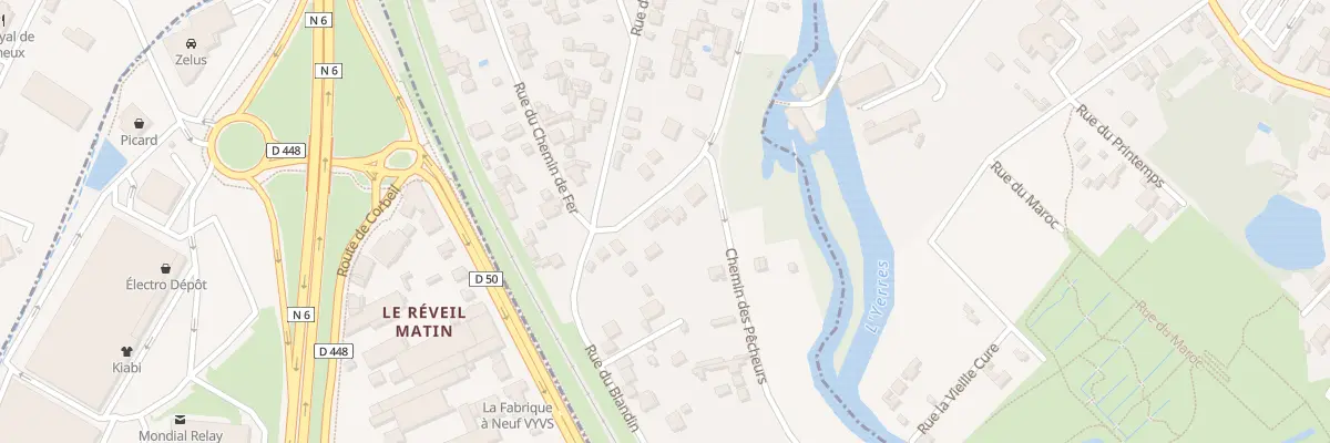 Plan du 7 Rue du Blandin à Villeneuve-Saint-Georges