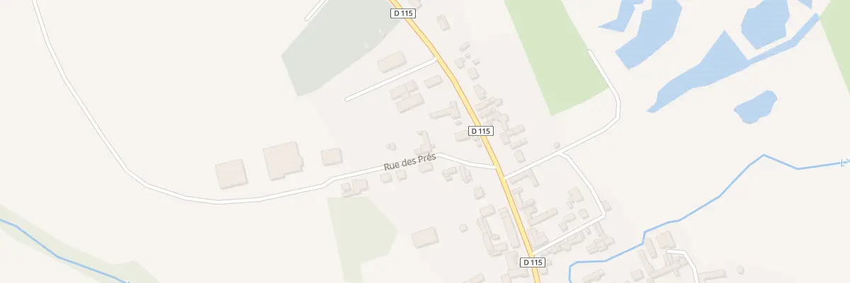 Plan du 2 Rue des Prés à Daours