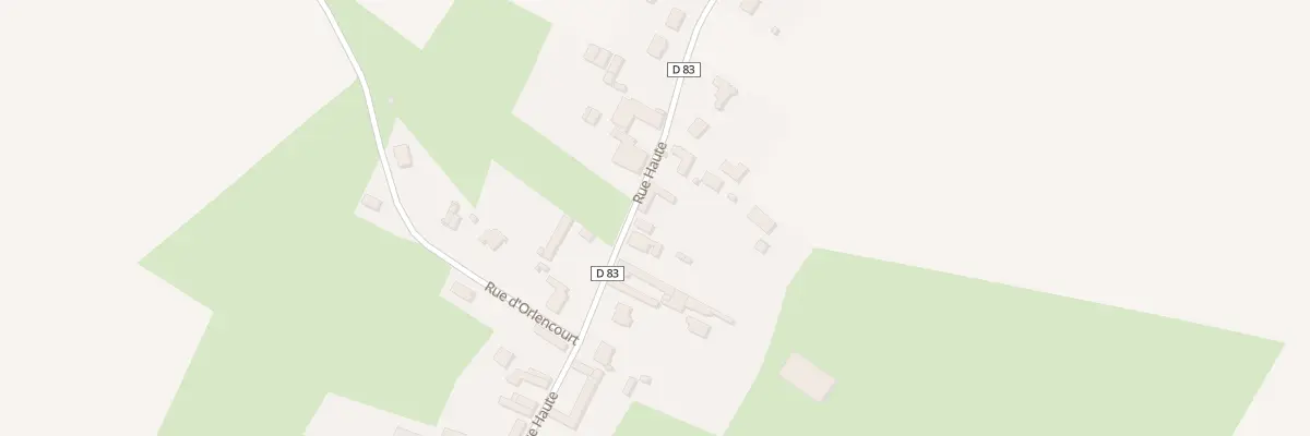 Plan du 36 Rue Haute à Bailleul-aux-Cornailles