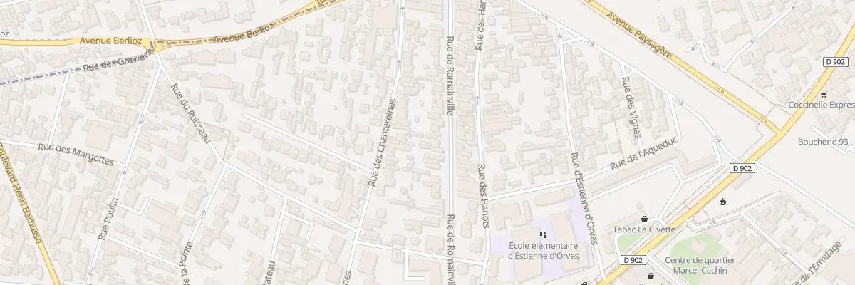 Plan du 137 Rue de Romainville à Montreuil