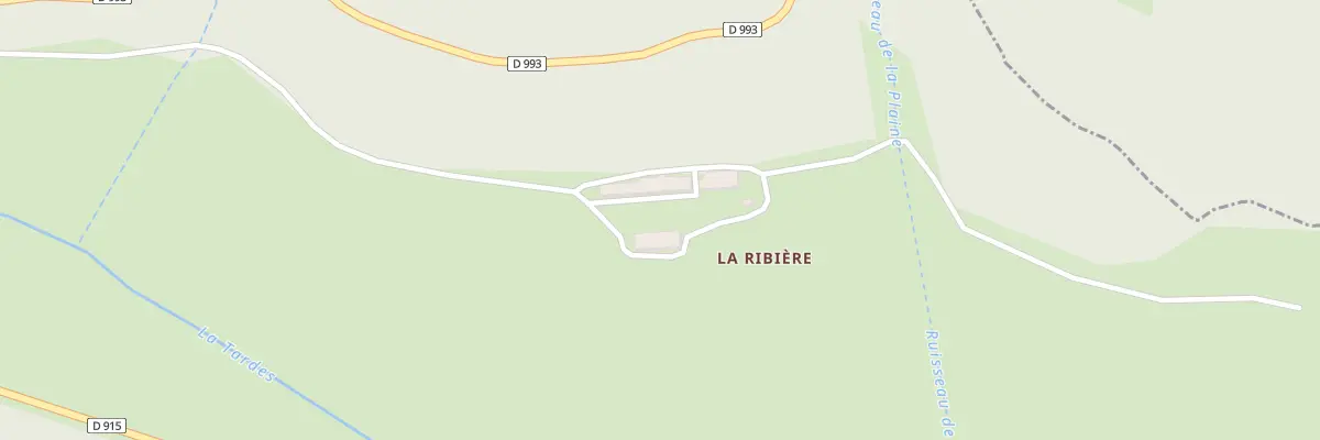 Plan du 5152 La Ribière à Évaux-les-Bains