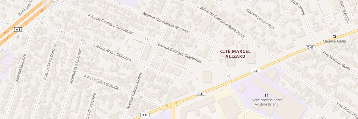 Plan du 48 Av Georges Guynemer au Blanc-Mesnil