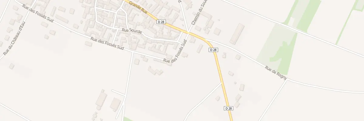 Plan du 3 Rue des Fossés Sud à Échilleuses