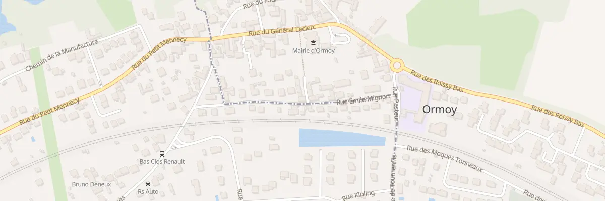 Plan du 10 Rue Emile Mignon à Mennecy