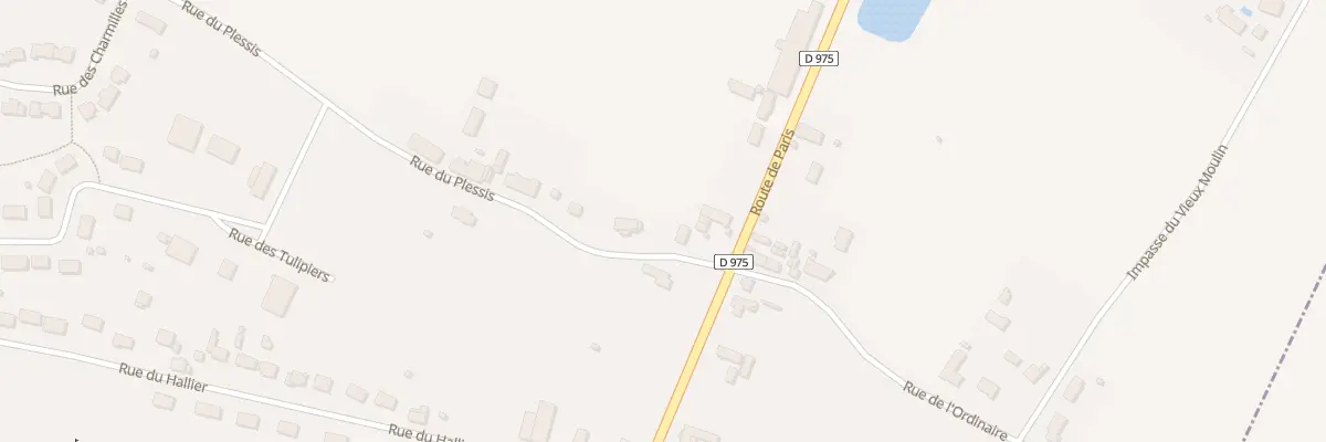 Plan du 807 Rue du Plessis à Quiers-sur-Bezonde