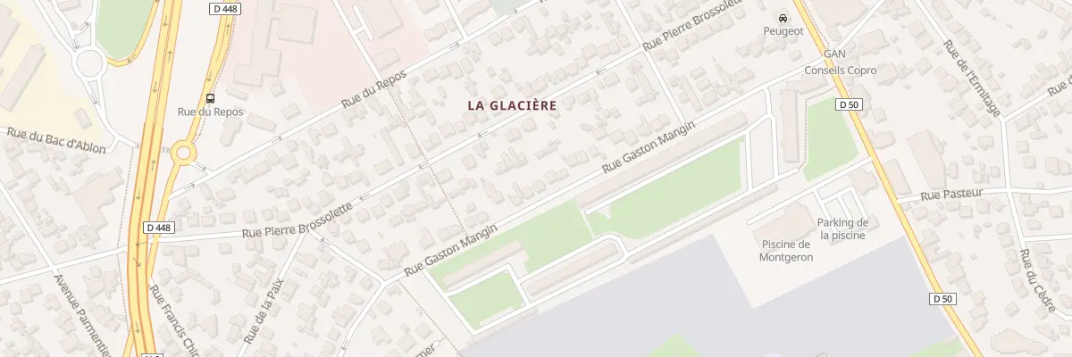 Plan du 27 Rue Gaston Mangin à Montgeron