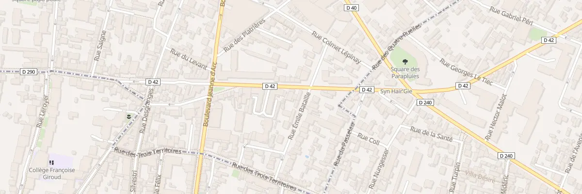 Plan du 78 Rue de la Solidarité à Montreuil
