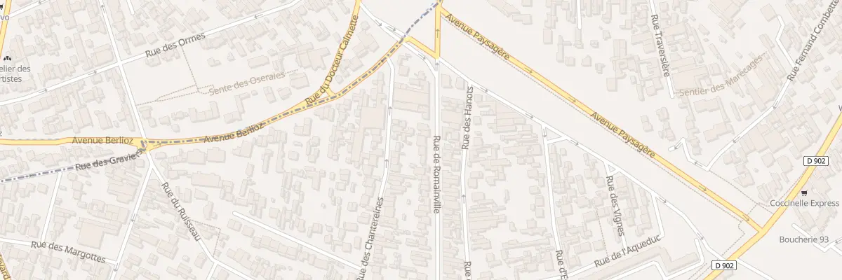 Plan du 167 Rue de Romainville à Montreuil