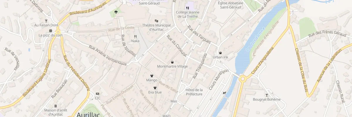 Plan du 5 Rue des Forgerons à Aurillac