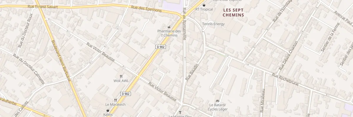 Plan du 73 Rue de Romainville à Montreuil