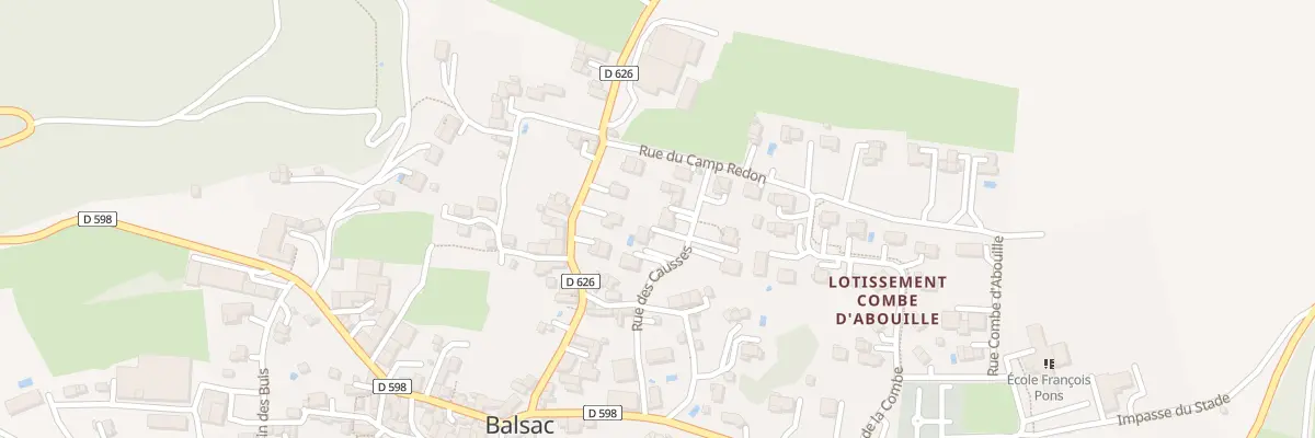 Plan du 169 Rue des Causses à Druelle Balsac