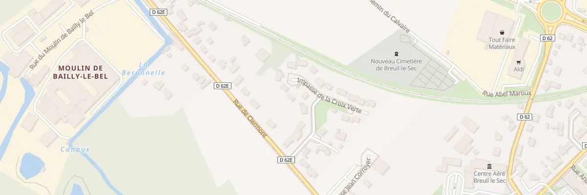 Plan du 11 Imp de la Croix Verte à Breuil-le-Sec