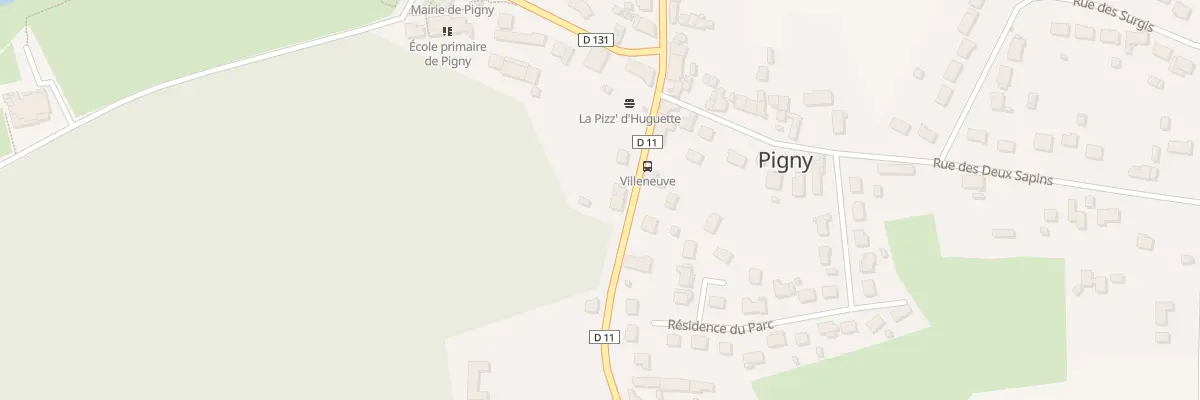 Plan du 10 Rte de Bourges à Pigny