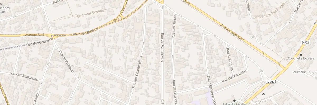 Plan du 155 Rue de Romainville à Montreuil